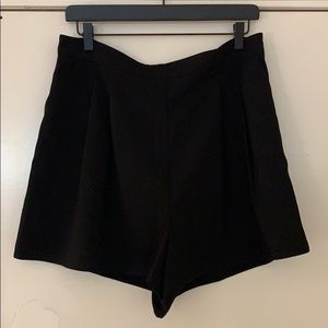 Top Shop Black Dressy Shorts